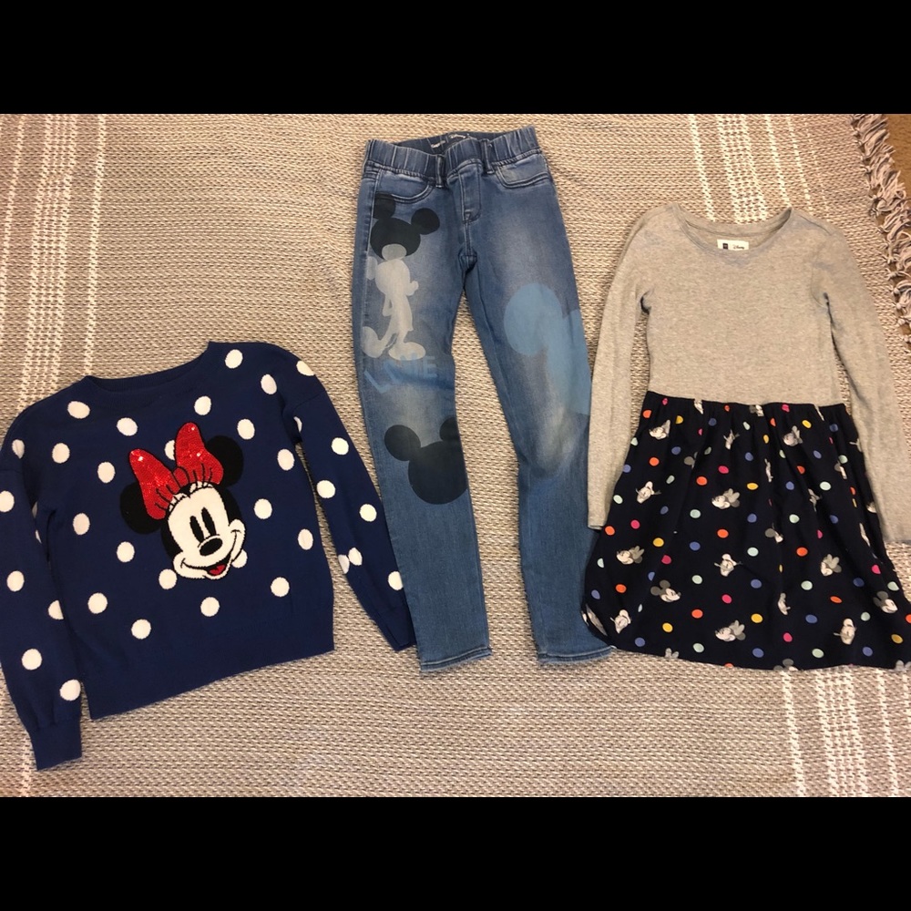 Gap x Disney- Bundle- Girls size 8